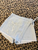 Denim skort/shirt lace Bow 