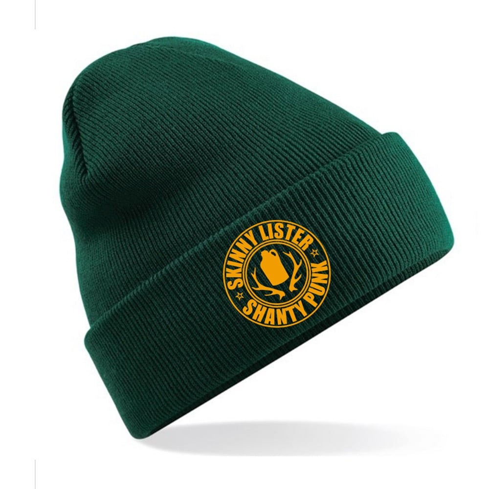 Image of SHANTY PUNK BEANIE (FOREST GREEN)