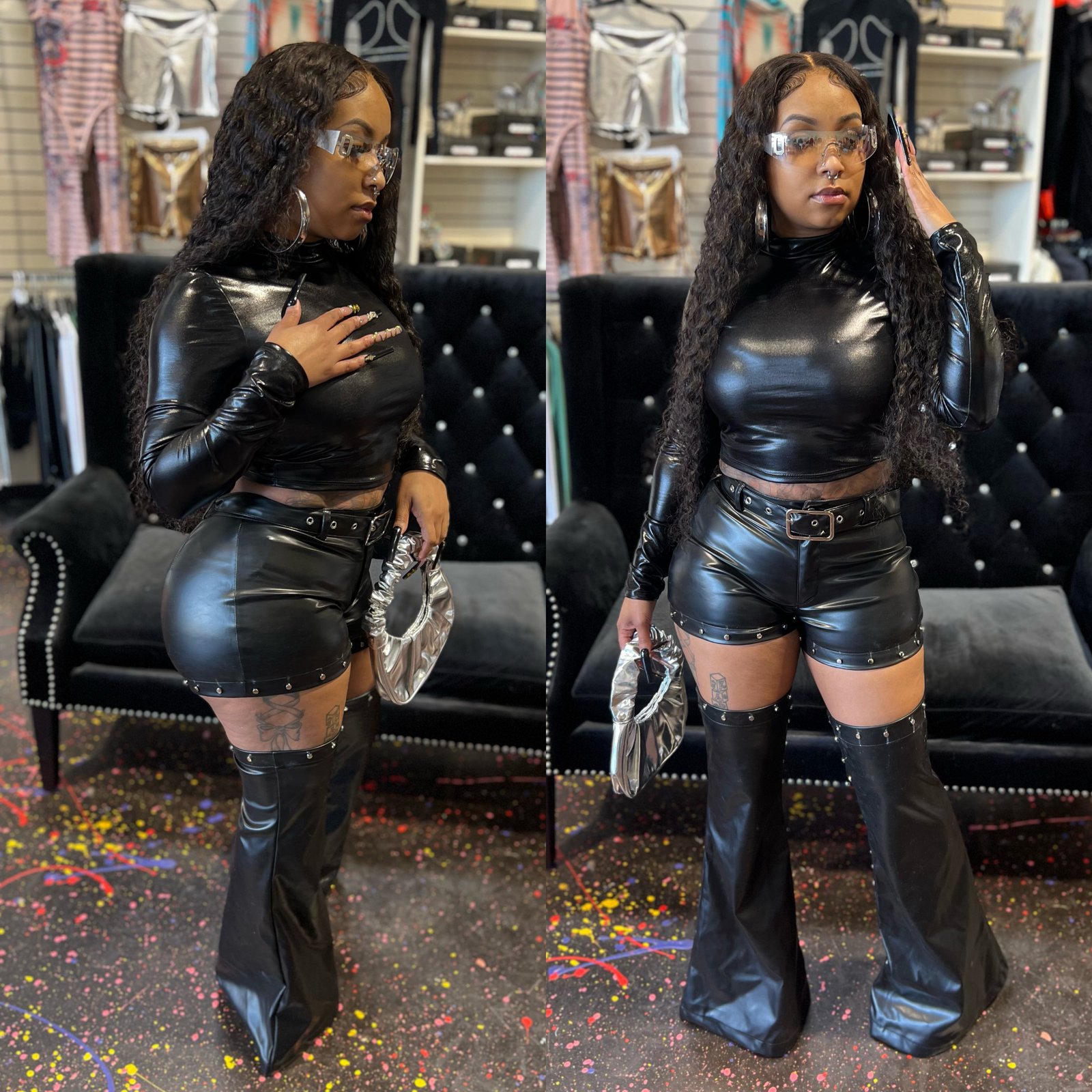 Leather Rockstar Slayage 🖤 Black | Fashion, Stylish, Female