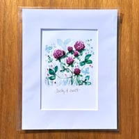 Image 1 of flowers talking-five different prints