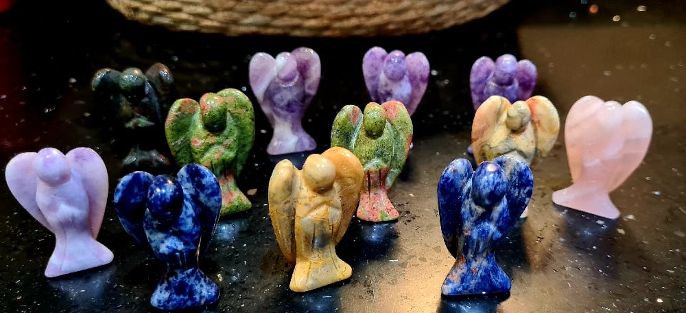 Image of 🧡💜 Small Lucky Pocket Angels 🧡💜