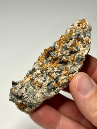 Image 5 of Hessonite Garnets On Matrix Specimen #2450