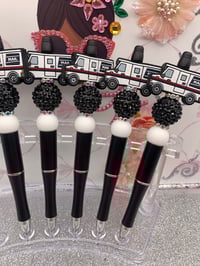 Post Office Black  Bead Pen 