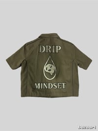 Image 2 of Oversized “Olive” Twill Mindset Jacket
