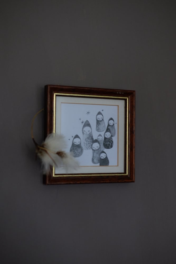 Image of Ancestors • small framed panting 