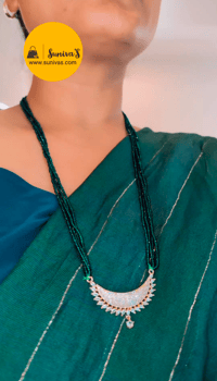 Image 4 of Nita Premium Quality Hydropotey Long Mangalsutra Set