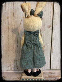 Image 5 of Bernice the Bunny Rabbit folk Art spring or Easter doll