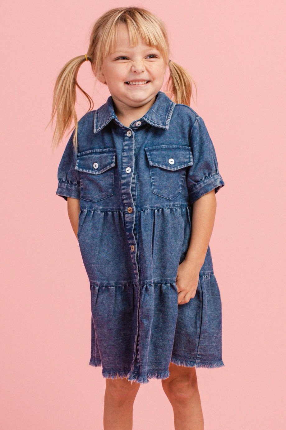 Image of Blue Jean Dress 