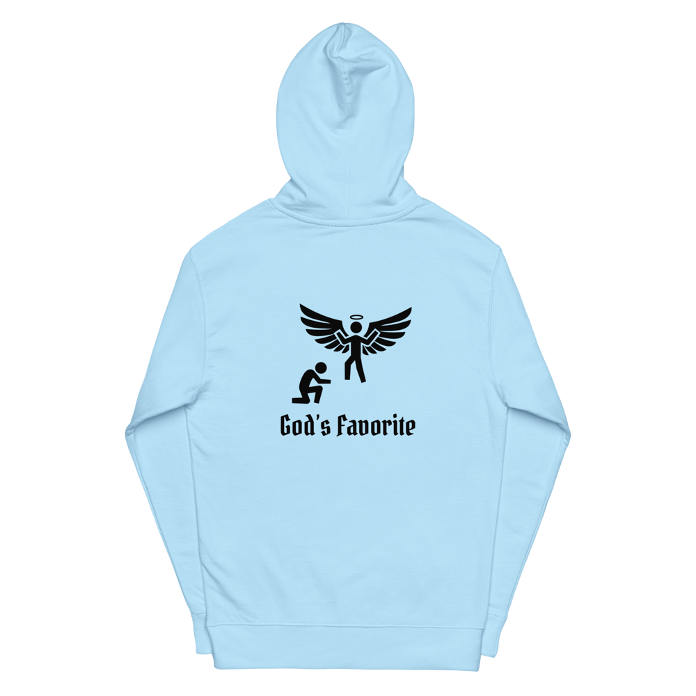 God's Favorite Hoodie (Black Print)