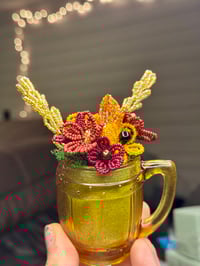 Fall Beaded Cup