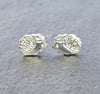 Hedgehog stud earrings 