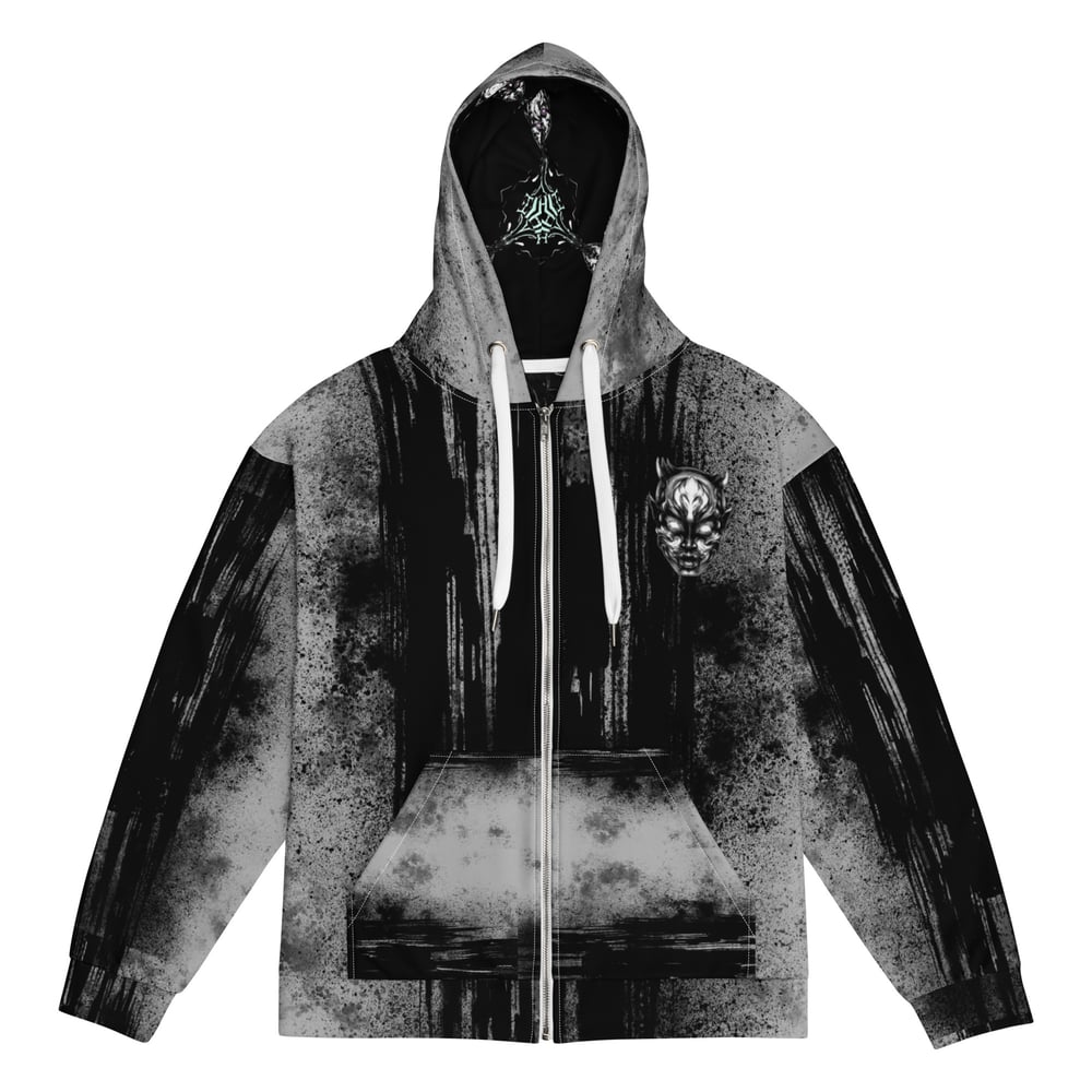 Unisex Grunge zip hoodie