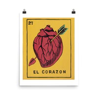 Image 1 of LOTERÍA EL CORAZON POSTER