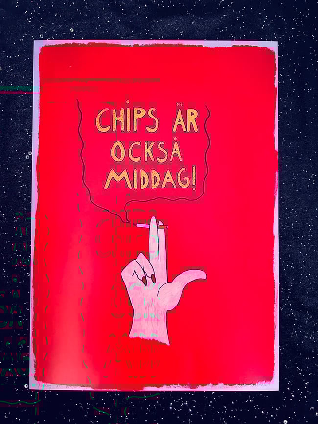 Print - Middag är borgerligt