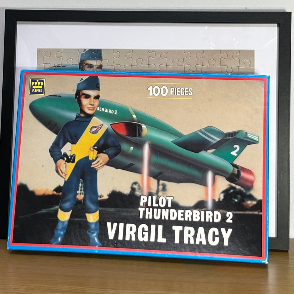 Thunderbirds - Virgil Tracy and Thunderbird 2, 100-piece Jigsaw by King.  
