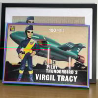 Image 2 of Thunderbirds - Virgil Tracy and Thunderbird 2, 100-piece Jigsaw by King.  