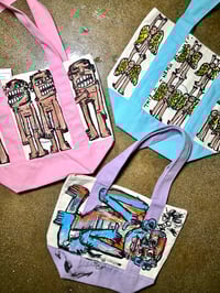 Image 3 of Trader Joe’s as canvas   //   Mini totes Trader Joe’s