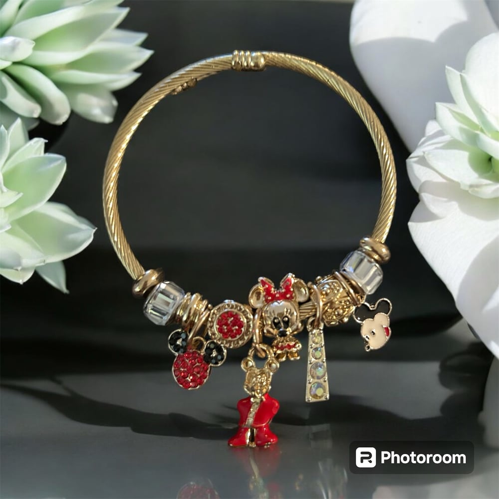 Image of Mickey Mouse Charm Bracelet
