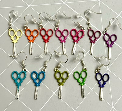 Image of Just the Scissors Earrings
