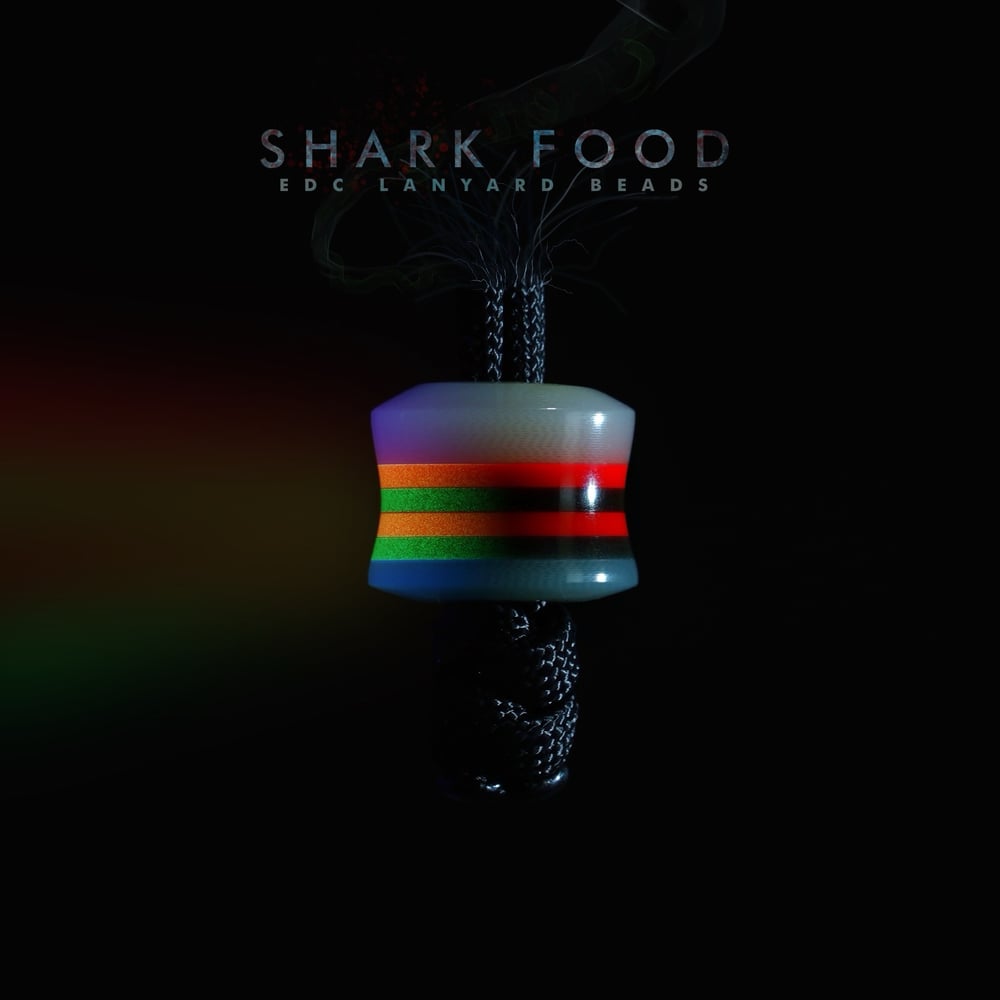 Shark Food EDC lanyard beads (GLOW)