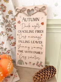 Image 1 of SALE! Cosy Autumn Sign
