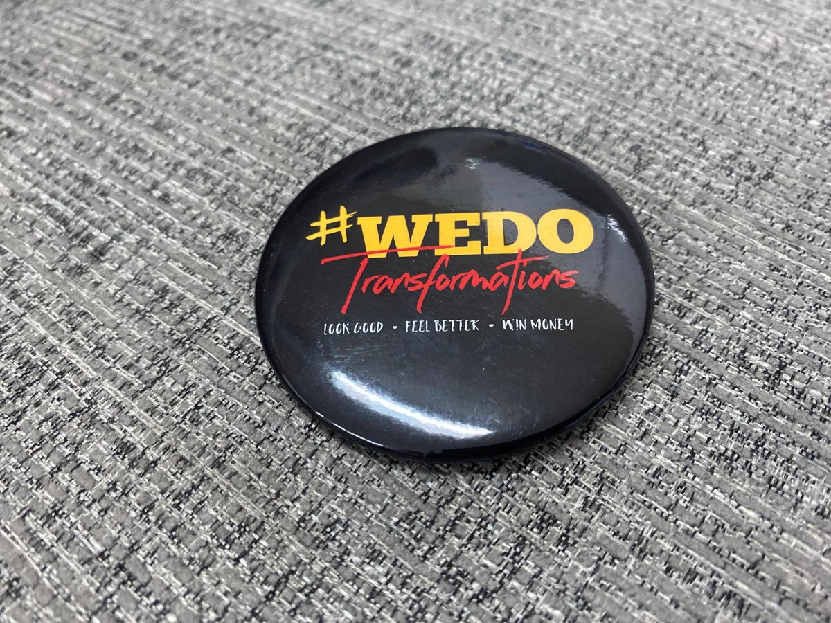 Image of #wedo button (2 dor $5)
