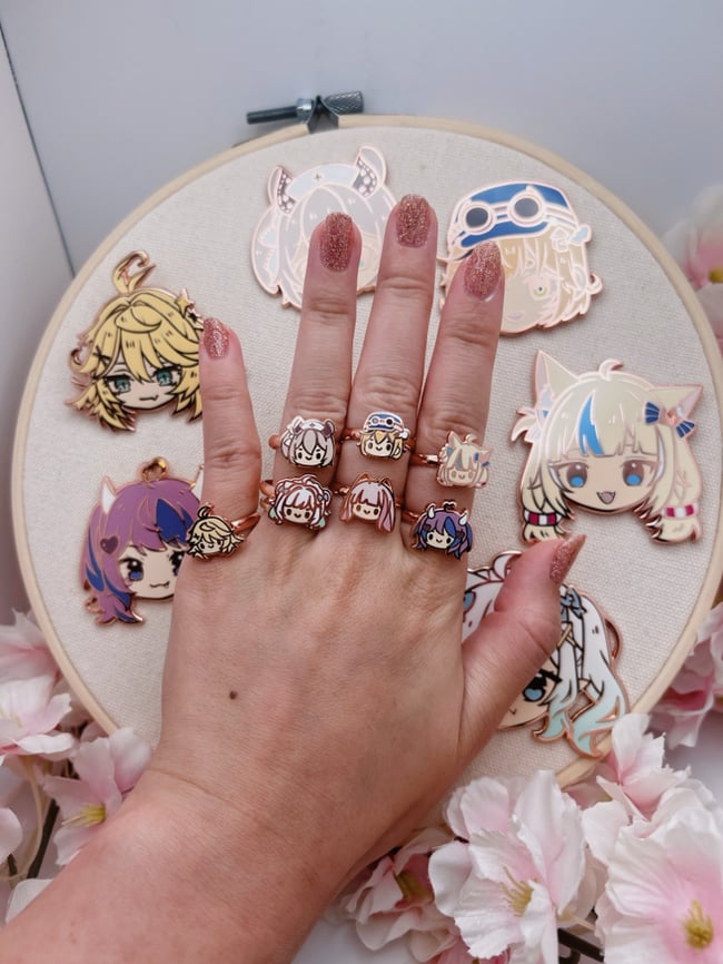 Enamel Rings [ Hololive / Holostars ]