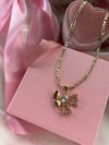 Sparkling Bow Necklace