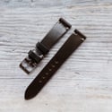 19mm Horween Shell Cordovan Strap - Dark Brown