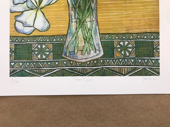 April Tulips (Print)