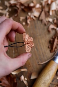 Image 3 of Butterfly - Pendant Necklace 
