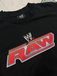 Image 2 of VTG 2007 WWE Monday Night Raw Wrestling Tee Sz XL