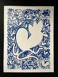 Image 1 of KOEUR CACHÉ - bleu Klein 