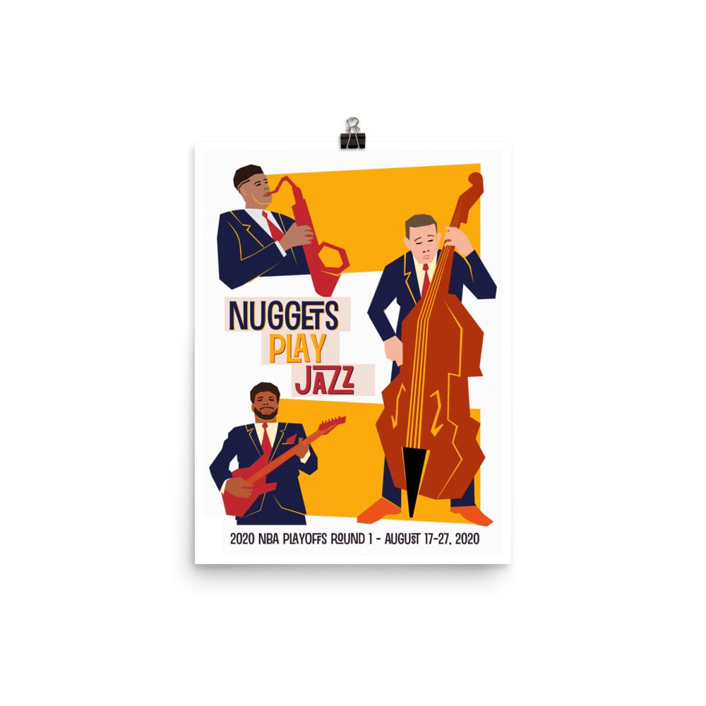 Nuggets vs Jazz Series Poster