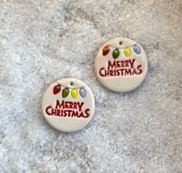 Image 3 of Merry Christmas with retro Lights tags.