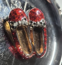 Image 1 of Dorthy's Ruby Red Slippers Pin