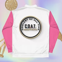 Image 2 of Pretty In Pink & Purple C.O.A.T. Unisex Bomber Jacket 