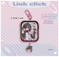 Image 4 of Link Click Holo Link charm
