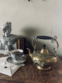 Image 2 of Samovar en laiton étamé, XIXème siècle. 