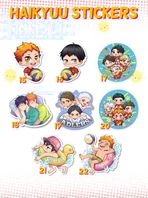 Image of Haikyuu!! Stickers