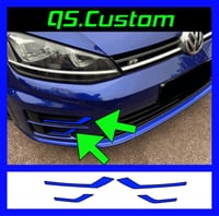 X4 Vw Golf R Mk7 Front Bumper Vent Insert Stickers