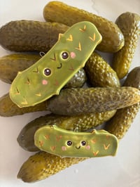 Image 1 of cute happy pickles gerkins 