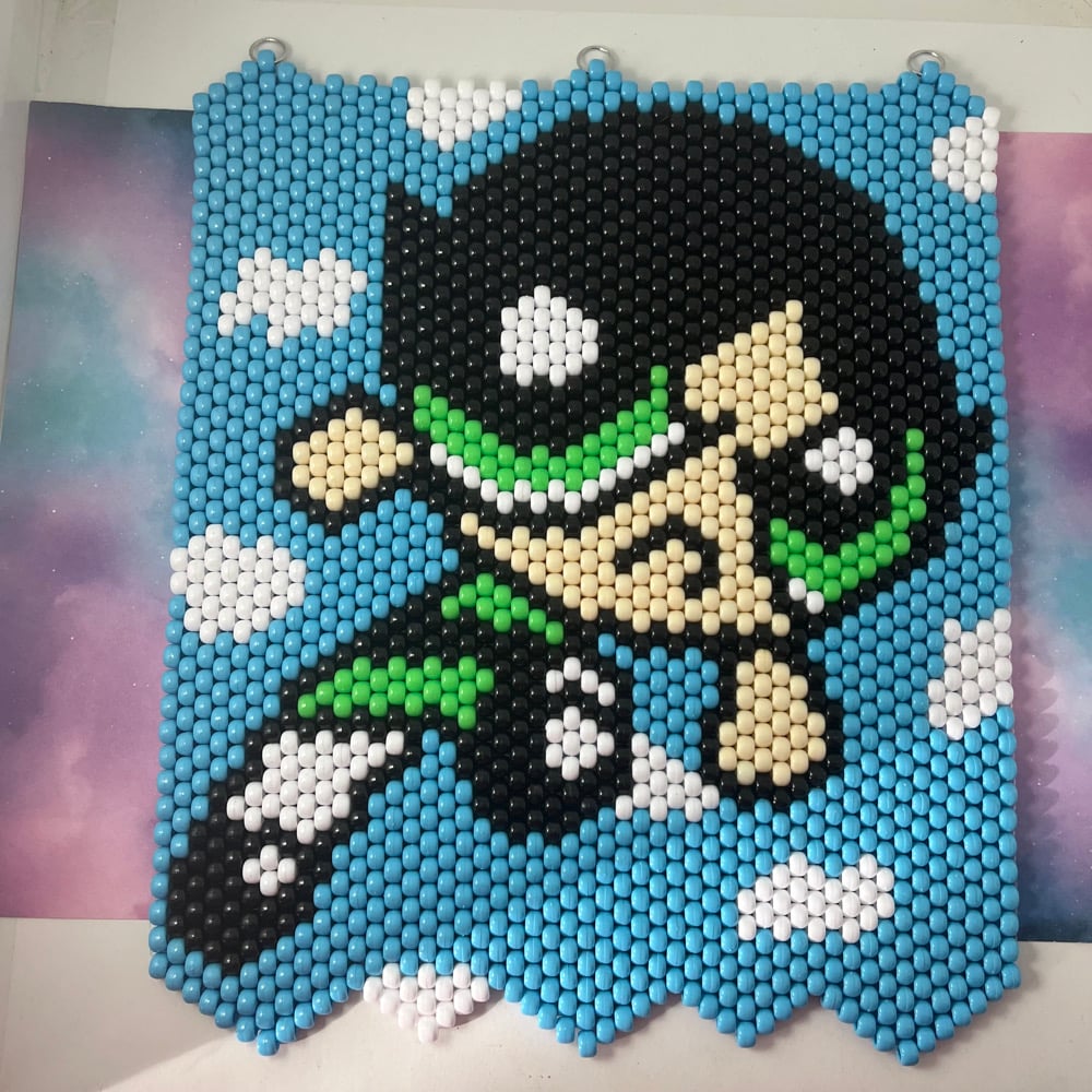 Image of Buttercup PPG Beaded Kandi Tapestry