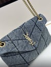 YSL Puffer Toy Denim