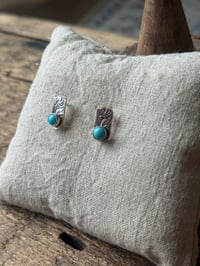 Image 3 of Coyote Ridge Turquoise Studs