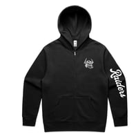 Image 2 of Raiders Zip-Up Hoodie (Grey)