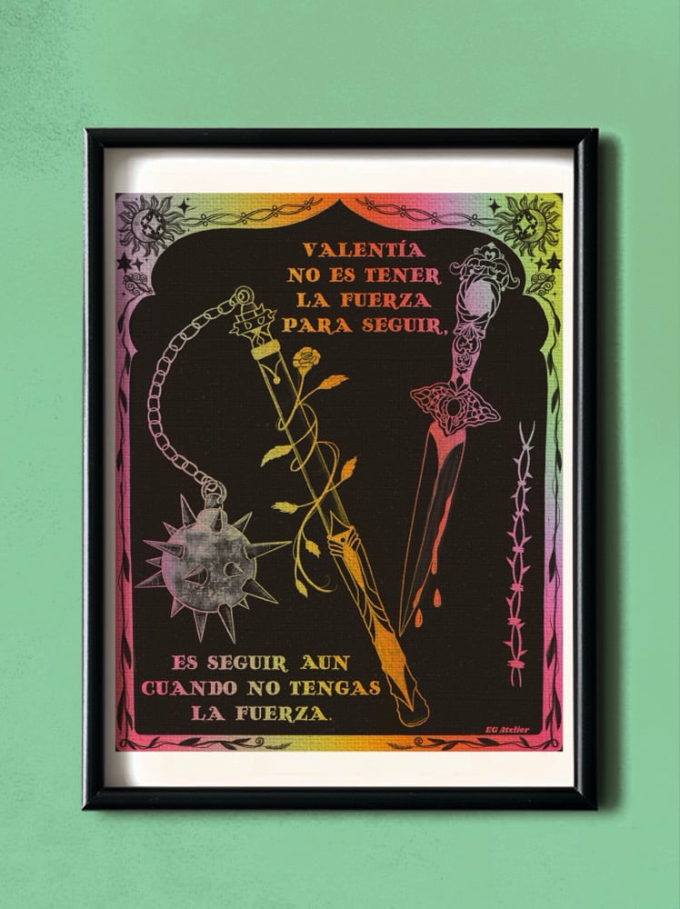 Image of La Valentía Art Print