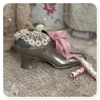 Image 4 of Reserved Listing for A Vintage shoe pin cushion