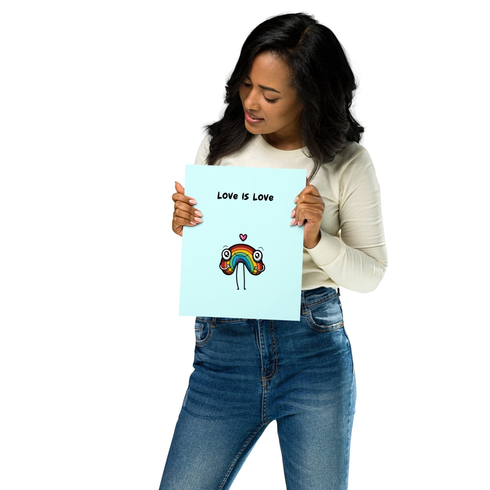 Image of Love is Love Rainbow Poster