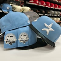 Image 3 of New Era 59Fifty Sky Blue Black 